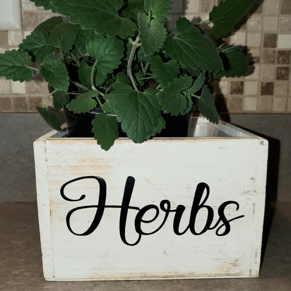Rustic Herb Planter Box - Picture 4 of 4
